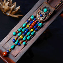 Charger l&#39;image dans la galerie, Collier Boho Ethnique Pierres Naturelles
