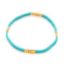 Charger l&#39;image dans la galerie, Bracelet en perles Miyuki Blue Lagon Model
