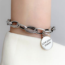 Charger l&#39;image dans la galerie, Bracelet Live Your Dream en Argent Sterling 925
