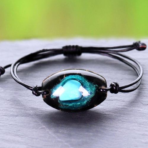 bracelet en pierre Orgonite turquoise