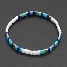 Charger l&#39;image dans la galerie, Bracelet en perles Miyuki Blue Lagon Model
